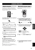 Предварительный просмотр 35 страницы Yamaha HTR-5920 Owner'S Manual