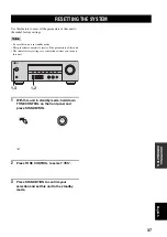 Предварительный просмотр 41 страницы Yamaha HTR-5920 Owner'S Manual