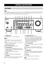 Предварительный просмотр 8 страницы Yamaha HTR-5930 Owner'S Manual