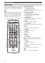 Предварительный просмотр 10 страницы Yamaha HTR-5930 Owner'S Manual