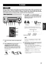 Предварительный просмотр 27 страницы Yamaha HTR-5930 Owner'S Manual