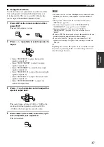 Предварительный просмотр 31 страницы Yamaha HTR-5930 Owner'S Manual