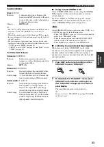 Предварительный просмотр 37 страницы Yamaha HTR-5930 Owner'S Manual