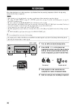 Предварительный просмотр 38 страницы Yamaha HTR-5930 Owner'S Manual