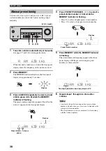 Предварительный просмотр 42 страницы Yamaha HTR-5930 Owner'S Manual