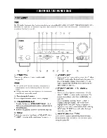 Предварительный просмотр 8 страницы Yamaha HTR-5935 Owner'S Manual