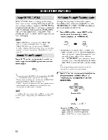 Preview for 34 page of Yamaha HTR-5935 Owner'S Manual