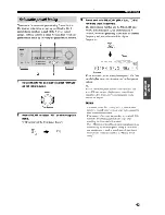 Preview for 47 page of Yamaha HTR-5935 Owner'S Manual