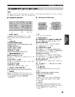 Preview for 53 page of Yamaha HTR-5935 Owner'S Manual