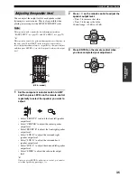 Preview for 39 page of Yamaha HTR-5940 Owner'S Manual