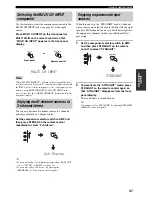 Preview for 41 page of Yamaha HTR-5940 Owner'S Manual