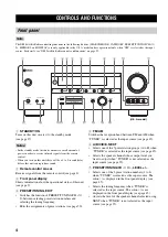 Preview for 8 page of Yamaha HTR-5950 Owner'S Manual