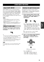 Preview for 37 page of Yamaha HTR-5950 Owner'S Manual