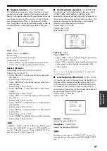 Preview for 85 page of Yamaha HTR-5950 Owner'S Manual