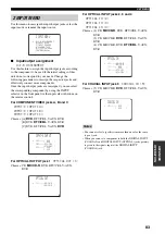 Preview for 87 page of Yamaha HTR-5950 Owner'S Manual