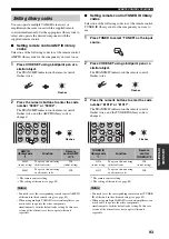 Preview for 97 page of Yamaha HTR-5950 Owner'S Manual