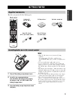 Preview for 7 page of Yamaha HTR-5960 Owner'S Manual