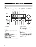 Preview for 8 page of Yamaha HTR-5960 Owner'S Manual