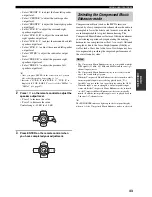 Preview for 47 page of Yamaha HTR-5960 Owner'S Manual