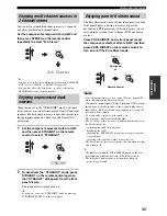 Preview for 49 page of Yamaha HTR-5960 Owner'S Manual