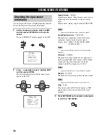 Preview for 50 page of Yamaha HTR-5960 Owner'S Manual