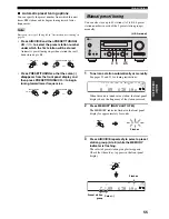 Preview for 59 page of Yamaha HTR-5960 Owner'S Manual