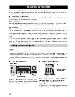 Preview for 74 page of Yamaha HTR-5960 Owner'S Manual