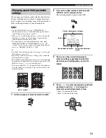 Preview for 77 page of Yamaha HTR-5960 Owner'S Manual