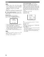 Preview for 94 page of Yamaha HTR-5960 Owner'S Manual