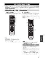 Preview for 103 page of Yamaha HTR-5960 Owner'S Manual