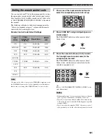 Preview for 105 page of Yamaha HTR-5960 Owner'S Manual