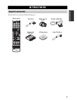 Предварительный просмотр 7 страницы Yamaha HTR-5990 Owner'S Manual