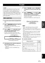 Предварительный просмотр 31 страницы Yamaha HTR-6025 Owner'S Manual