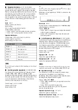 Preview for 51 page of Yamaha HTR-6030 Owner'S Manual