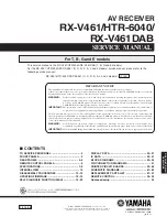 Yamaha HTR-6040 Service Manual preview