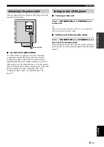 Preview for 25 page of Yamaha HTR-6050 Owner'S Manual