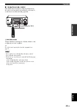 Preview for 27 page of Yamaha HTR-6050 Owner'S Manual