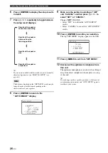 Preview for 30 page of Yamaha HTR-6050 Owner'S Manual