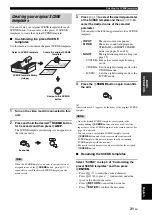 Preview for 35 page of Yamaha HTR-6050 Owner'S Manual