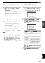 Preview for 39 page of Yamaha HTR-6050 Owner'S Manual