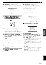 Preview for 57 page of Yamaha HTR-6050 Owner'S Manual