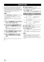 Preview for 64 page of Yamaha HTR-6050 Owner'S Manual