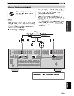 Preview for 23 page of Yamaha HTR 6060 - AV Receiver Owner'S Manual