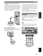 Preview for 27 page of Yamaha HTR 6060 - AV Receiver Owner'S Manual