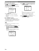 Preview for 36 page of Yamaha HTR 6060 - AV Receiver Owner'S Manual