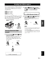 Preview for 37 page of Yamaha HTR 6060 - AV Receiver Owner'S Manual