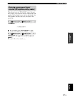 Preview for 51 page of Yamaha HTR 6060 - AV Receiver Owner'S Manual