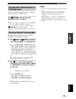 Preview for 53 page of Yamaha HTR 6060 - AV Receiver Owner'S Manual