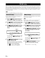 Preview for 54 page of Yamaha HTR 6060 - AV Receiver Owner'S Manual