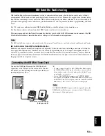 Preview for 57 page of Yamaha HTR 6060 - AV Receiver Owner'S Manual